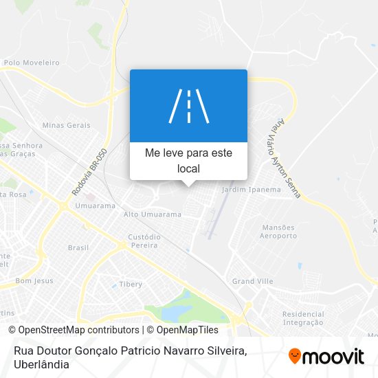 Rua Doutor Gonçalo Patricio Navarro Silveira mapa