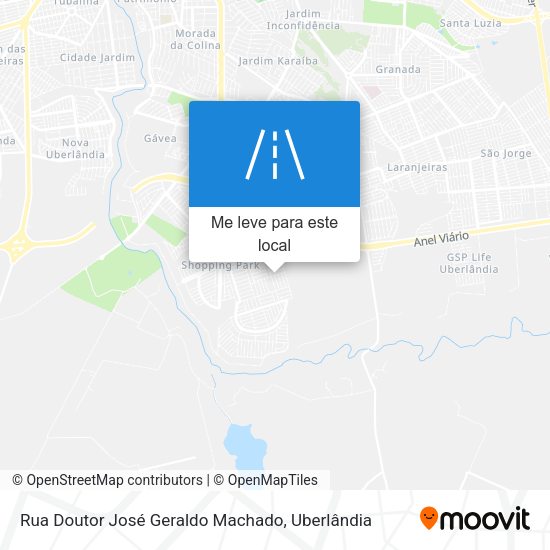 Rua Doutor José Geraldo Machado mapa