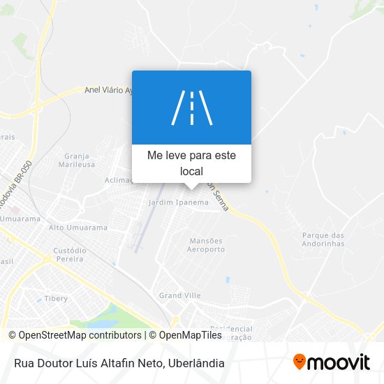 Rua Doutor Luís Altafin Neto mapa