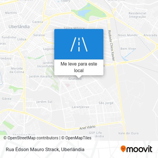 Rua Édson Mauro Strack mapa