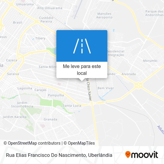 Rua Elias Francisco Do Nascimento mapa