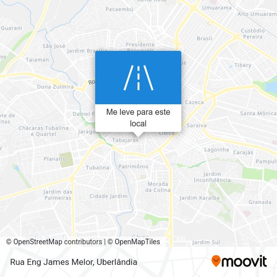 Rua Eng James Melor mapa