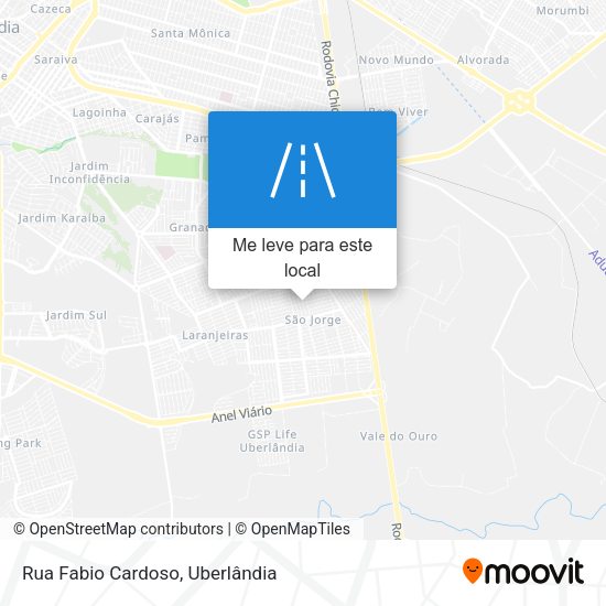 Rua Fabio Cardoso mapa