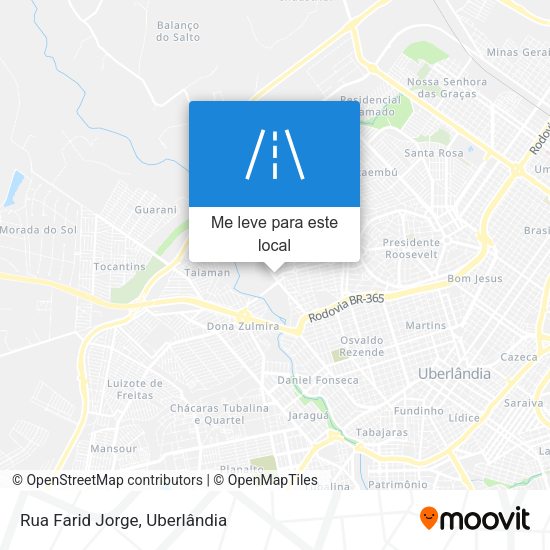 Rua Farid Jorge mapa