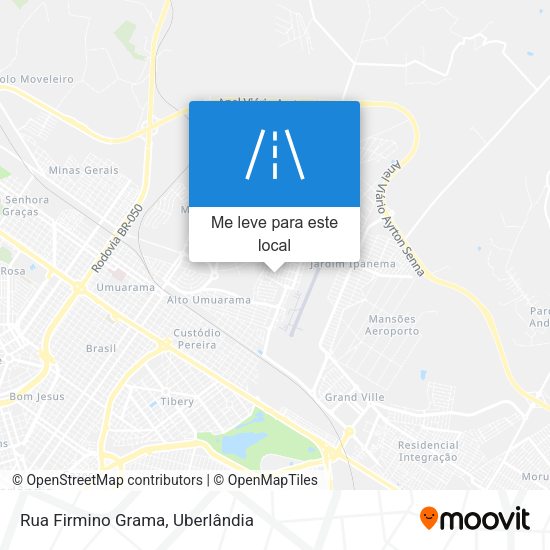 Rua Firmino Grama mapa