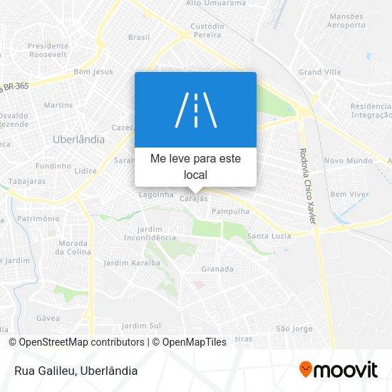 Rua Galileu mapa