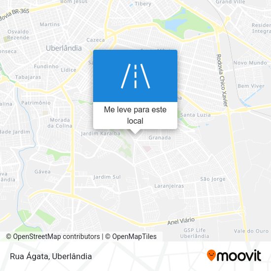 Rua Ágata mapa