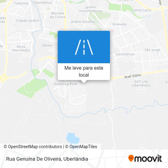 Rua Genuína De Oliveira mapa