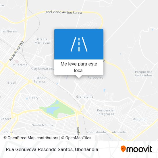 Rua Genuveva Resende Santos mapa