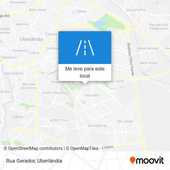Rua Gerador mapa