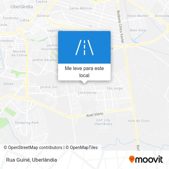 Rua Guiné mapa