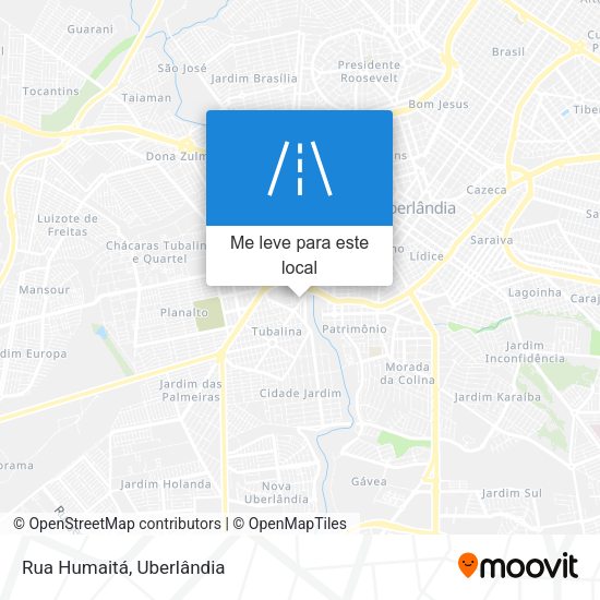 Rua Humaitá mapa