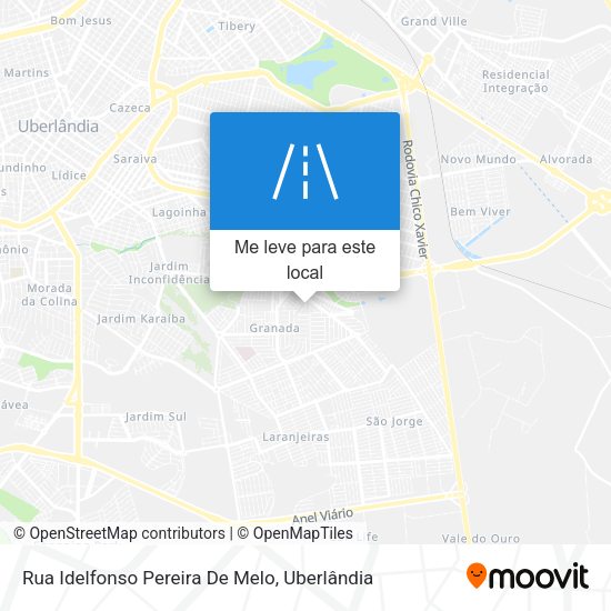 Rua Idelfonso Pereira De Melo mapa