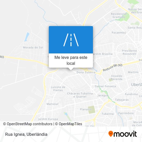 Rua Ignea mapa