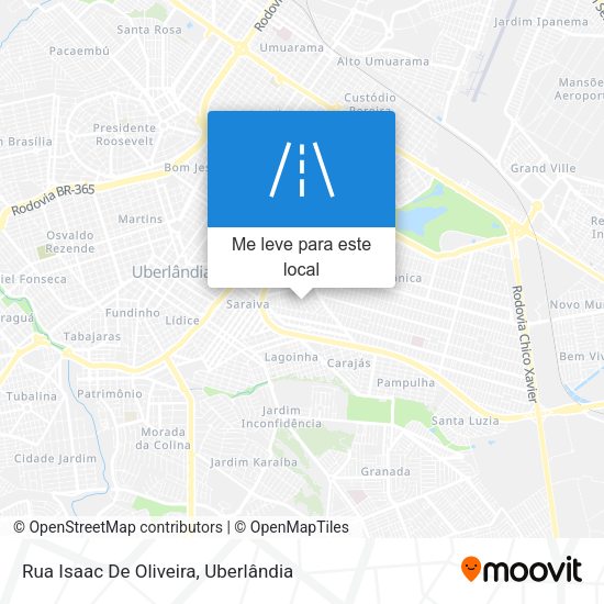 Rua Isaac De Oliveira mapa