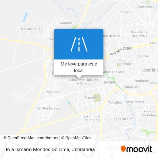 Rua Ismário Mendes De Lima mapa