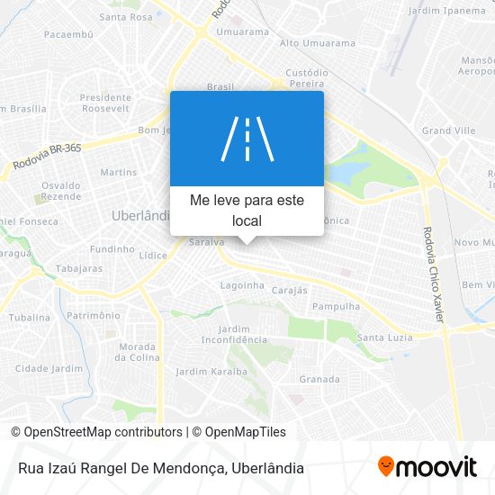 Rua Izaú Rangel De Mendonça mapa