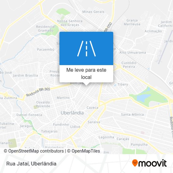 Rua Jataí mapa
