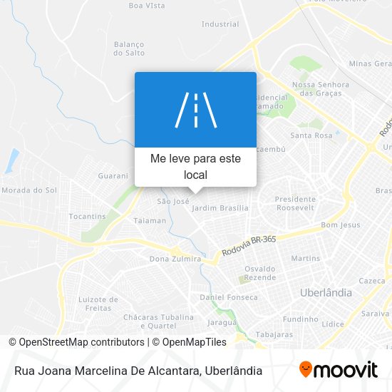 Rua Joana Marcelina De Alcantara mapa