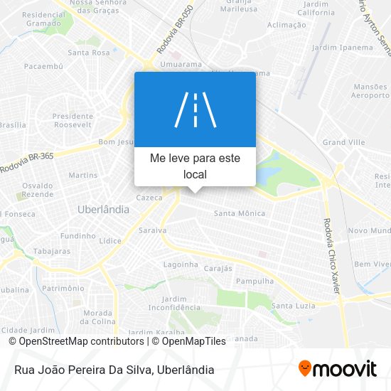Rua João Pereira Da Silva mapa