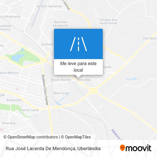 Rua José Lacerda De Mendonça mapa