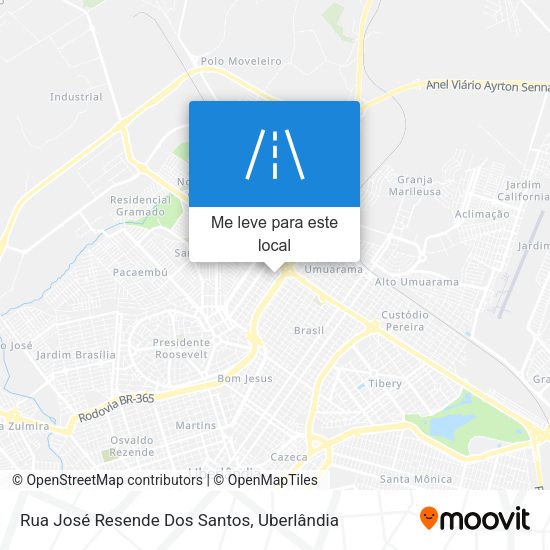Rua José Resende Dos Santos mapa