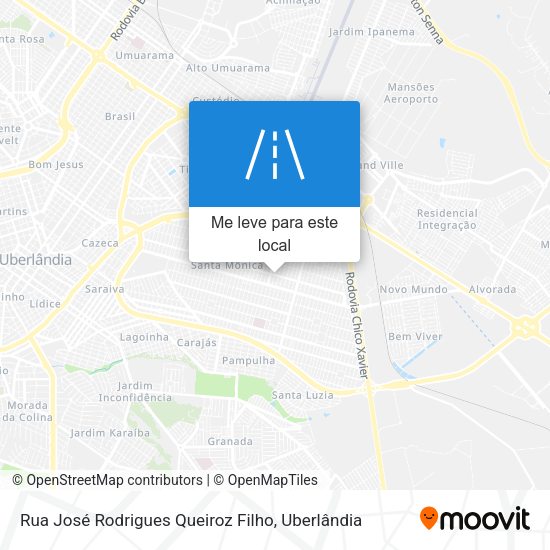 Rua José Rodrigues Queiroz Filho mapa
