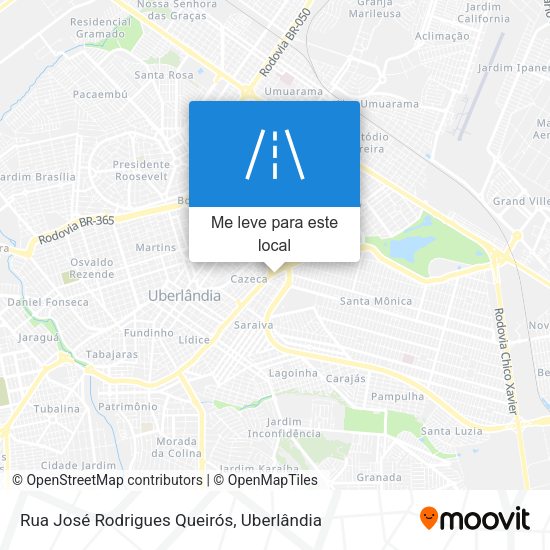 Rua José Rodrigues Queirós mapa
