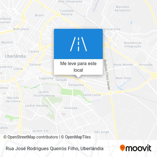 Rua José Rodrigues Queirós Filho mapa