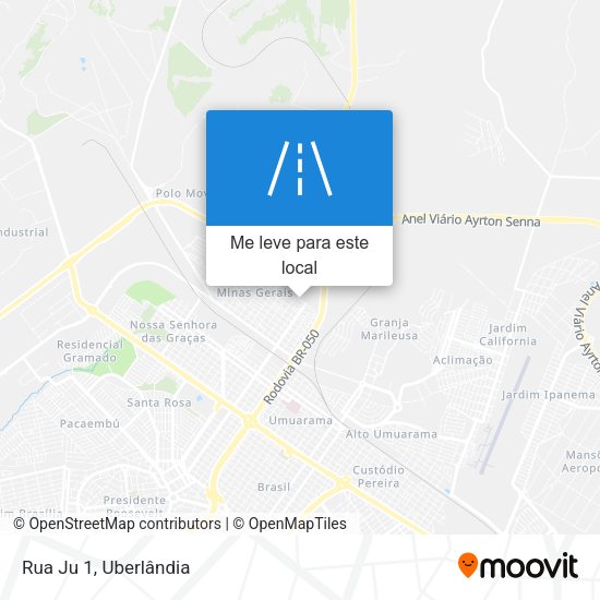 Rua Ju 1 mapa