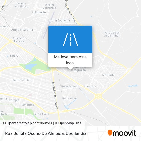 Rua Julieta Osório De Almeida mapa