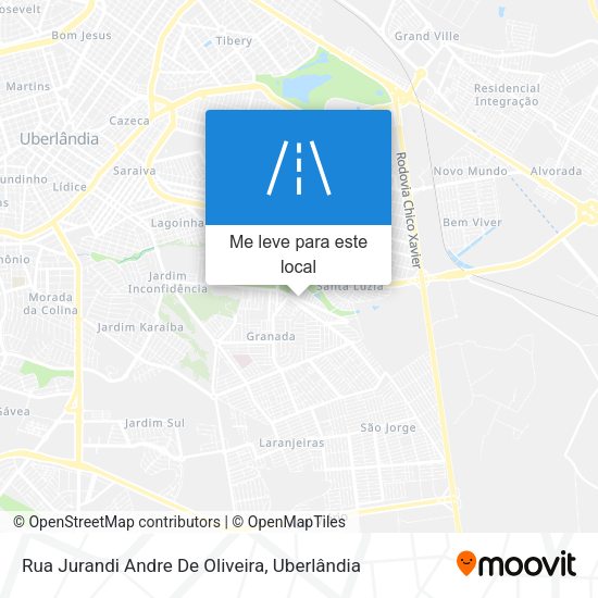 Rua Jurandi Andre De Oliveira mapa