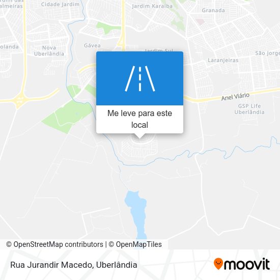 Rua Jurandir Macedo mapa