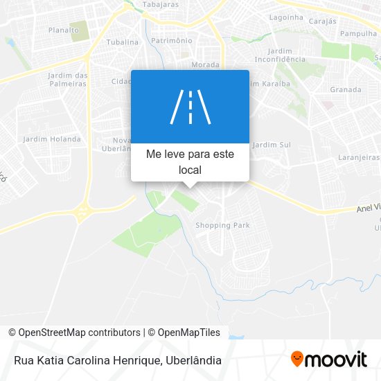 Rua Katia Carolina Henrique mapa