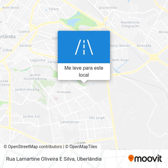 Rua Lamartine Oliveira E Silva mapa