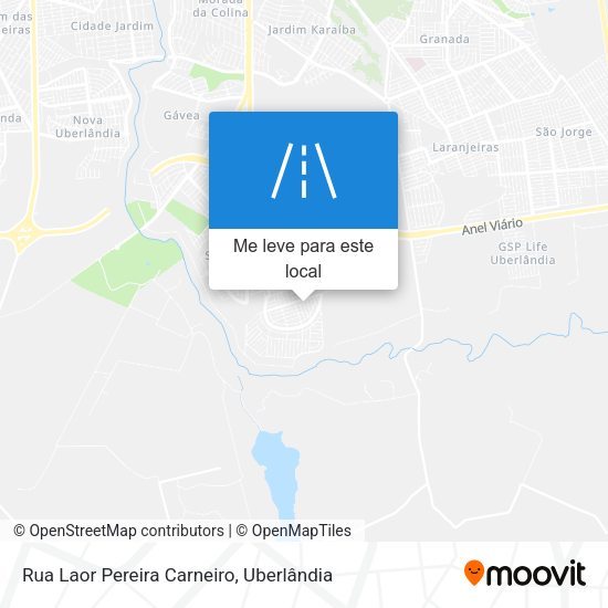 Rua Laor Pereira Carneiro mapa
