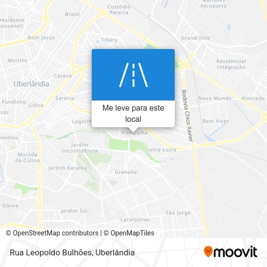 Rua Leopoldo Bulhões mapa