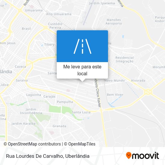 Rua Lourdes De Carvalho mapa