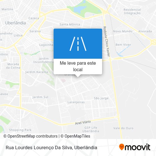 Rua Lourdes Lourenço Da Silva mapa