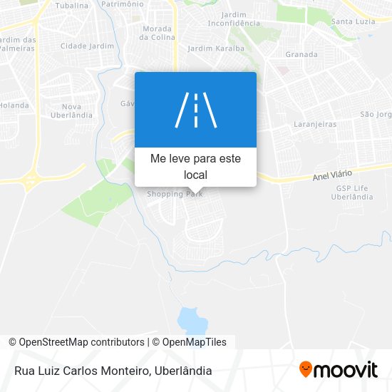 Rua Luiz Carlos Monteiro mapa