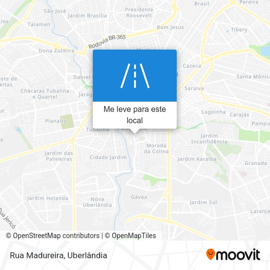 Rua Madureira mapa