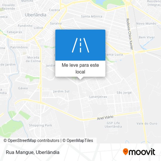 Rua Mangue mapa