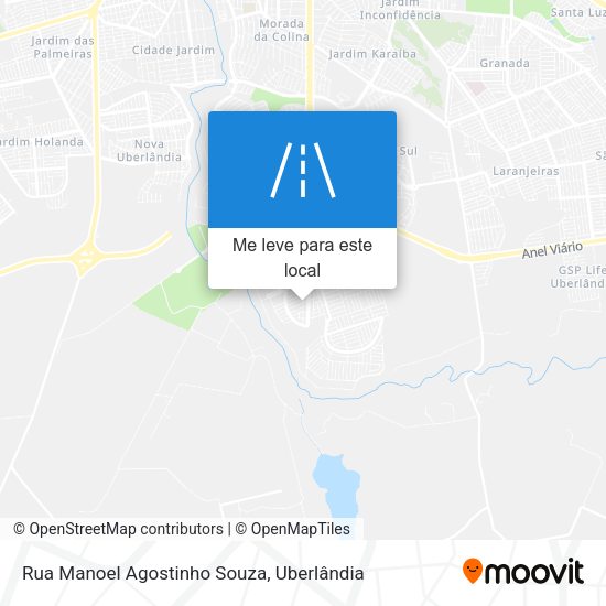 Rua Manoel Agostinho Souza mapa