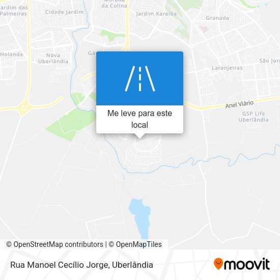 Rua Manoel Cecílio Jorge mapa