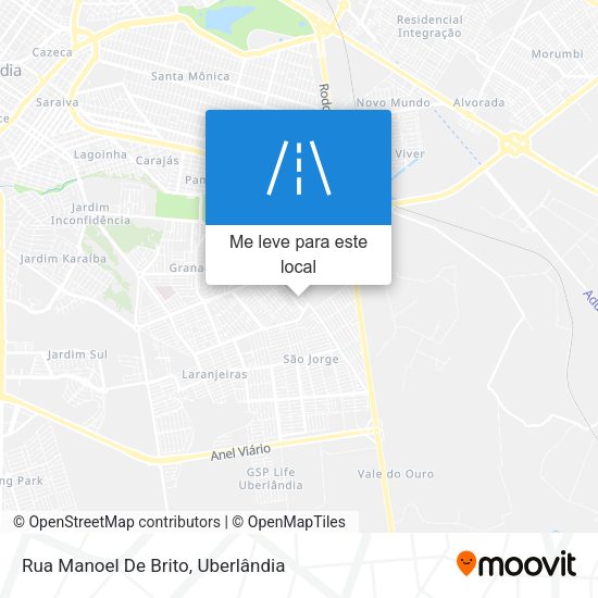 Rua Manoel De Brito mapa