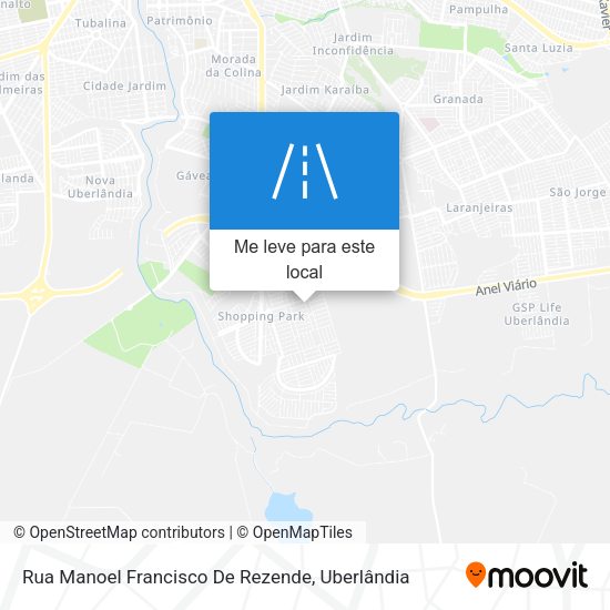 Rua Manoel Francisco De Rezende mapa