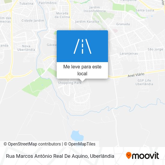 Rua Marcos Antônio Real De Aquino mapa