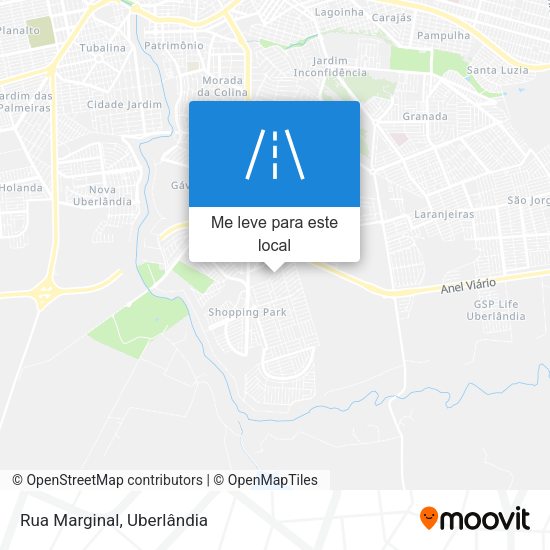 Rua Marginal mapa