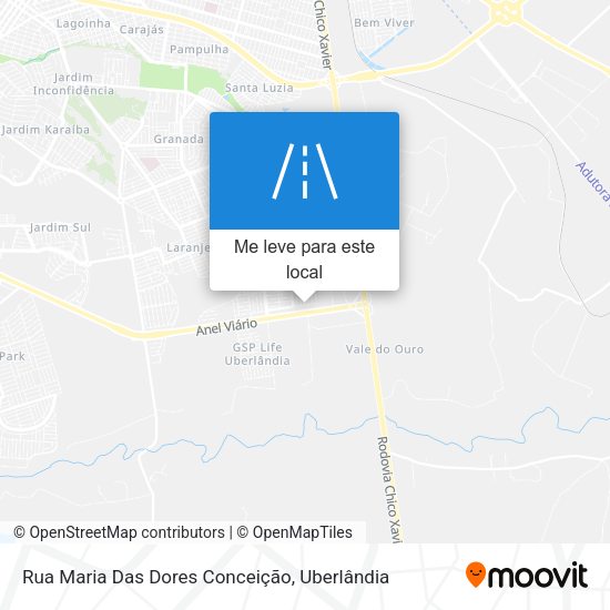 Rua Maria Das Dores Conceição mapa