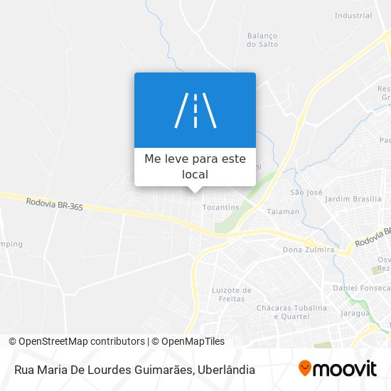 Rua Maria De Lourdes Guimarães mapa